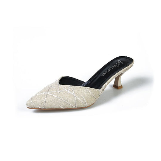 Damen elegante Slingback-Pumps mit schickem spitz zulaufendem Design EB