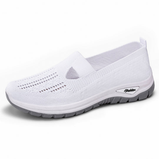 Damen Atmungsaktive Freizeit-Sneaker mit flexiblem Einstieg und rutschfester Sohle EB