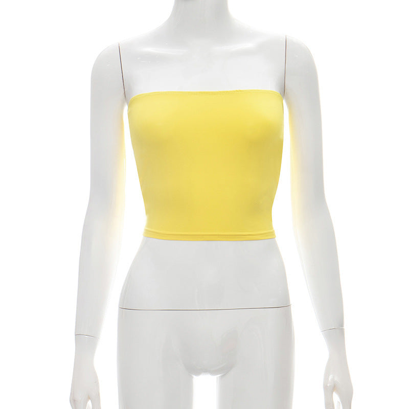 Damen Bandeau-Top aus elastischem Material mit figurformendem Schnitt EB