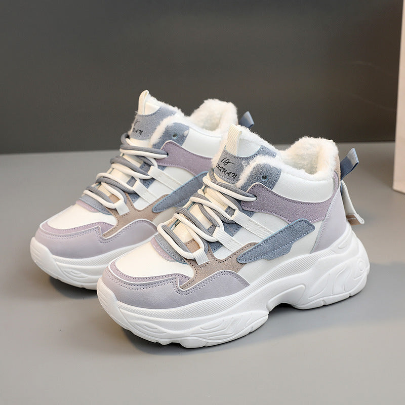 Damen Winter Sneakers mit kuscheligem Innenfutter und sportivem Design EB
