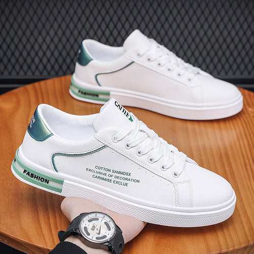 Damen modische Low-Top Sneaker mit atmungsaktiver Sohle und dekorativen Akzenten EB
