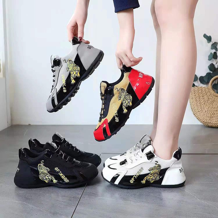 Damen Sportliche Sneakers mit atmungsaktiver Mesh-Oberfläche und rutschfester Sohle EB