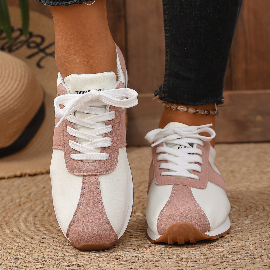 Damen Sportliche Sneaker mit modischen Farbakzenten EB