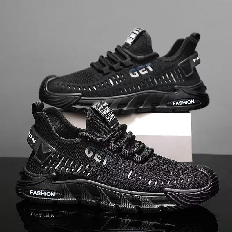 Damen Leichte Mesh-Sneaker mit dämpfender Laufsohle und modernem Design EB
