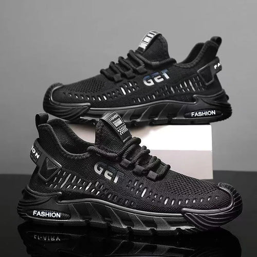 Damen Leichte Mesh-Sneaker mit dämpfender Laufsohle und modernem Design EB