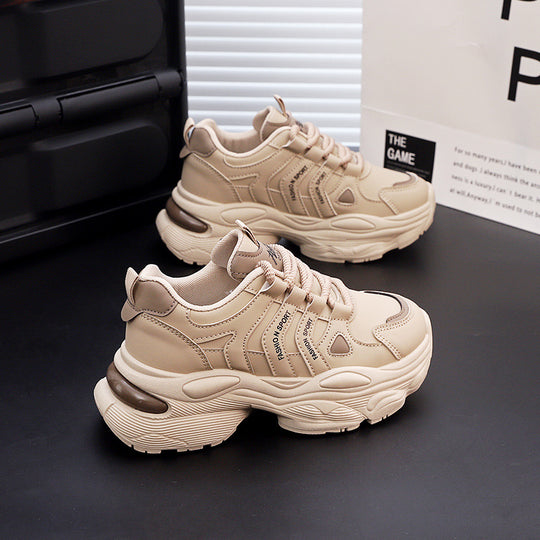 Damen Chunky Sneakers mit gepolsterter Laufsohle und atmungsaktivem Obermaterial EB