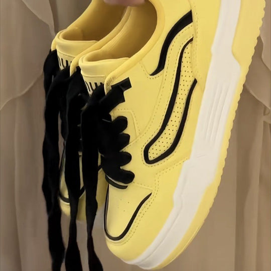 Damen Modische Sneakers mit flexiblem Design und robustem Profil EB