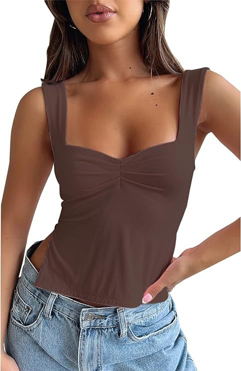 Damen Crop-Top mit quadratischem Ausschnitt EB