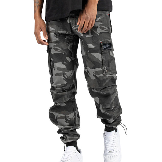 Herren Cargo-Hose mit elastischem Bund und praktischen Taschen EB
