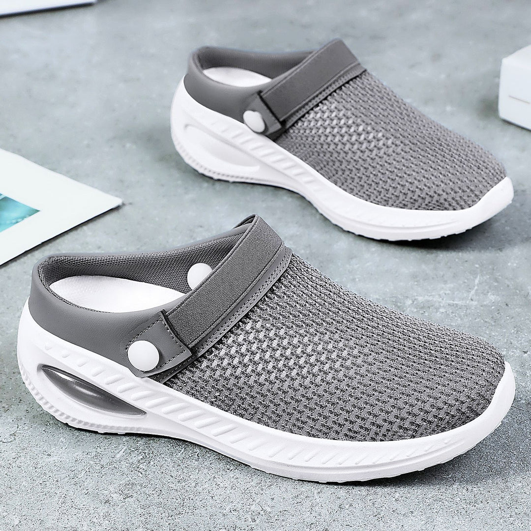 Damen Atmungsaktive Clogs mit flexiblem Design EB