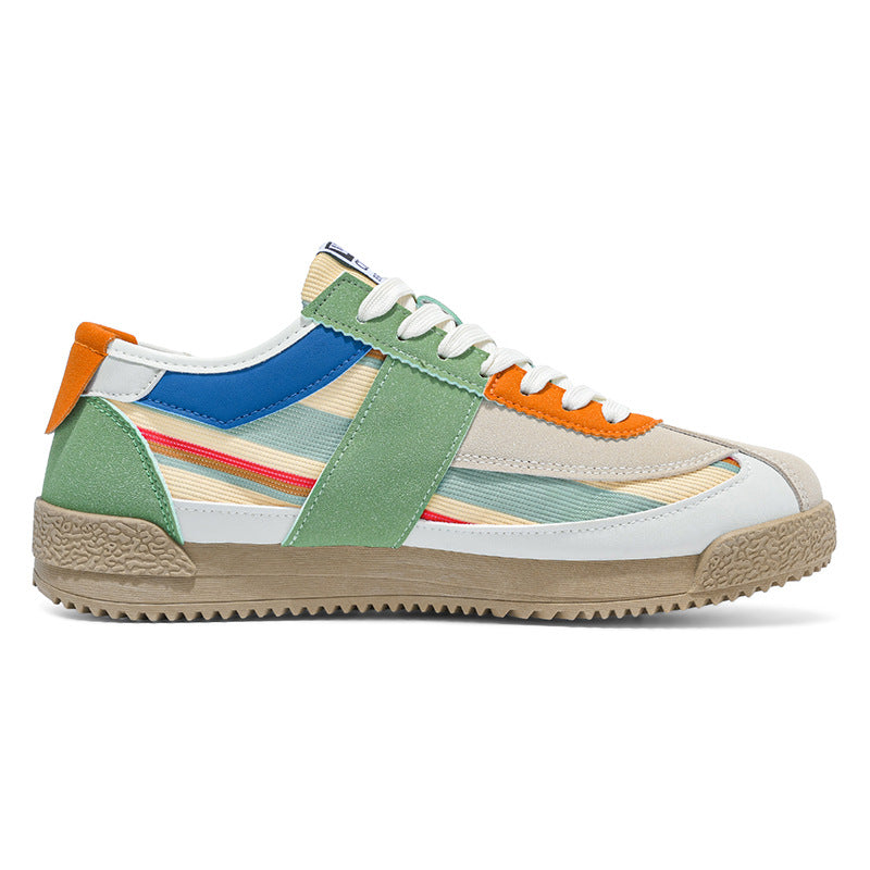 Damen Sportliche Sneaker mit atmungsaktiver Obermaterialkombination und rutschfester Sohle EB