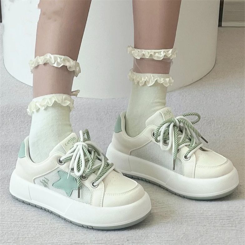 Damen Sportive Sneakers mit modischem Mesh-Design und rutschfester Sohle EB