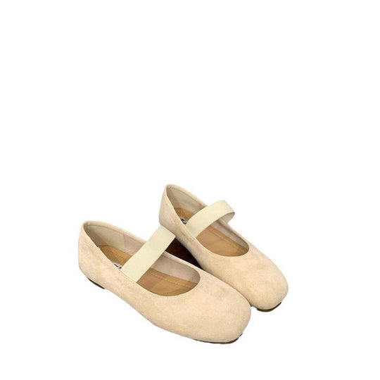 Damen elegante Mokassins mit modischem Riemchen und funkelnder Schnalle EB
