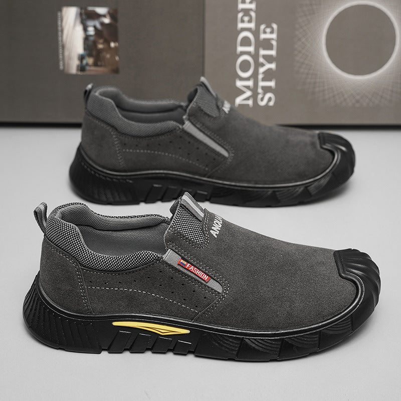 Damen Sportliche Slipper mit elastischen Einsätzen und rutschfester Sohle EB