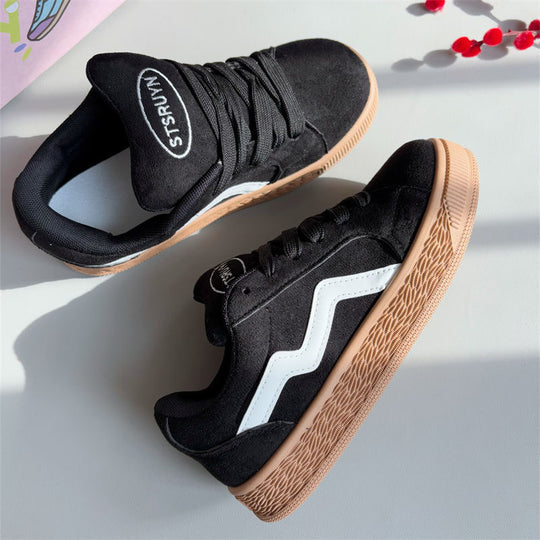 Damen modische Sneakers mit rutschfester Sohle und gepolsterter Innensohle EB
