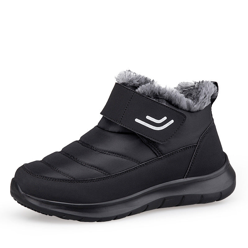Damen isolierte Winterstiefel mit rutschfester Sohle und praktischem Klettverschluss EB