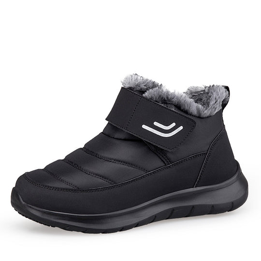 Damen isolierte Winterstiefel mit rutschfester Sohle und praktischem Klettverschluss EB