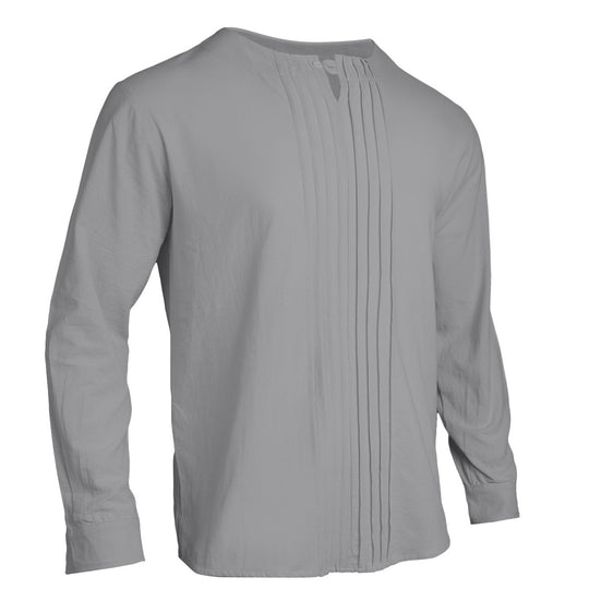 Herren Elegantes Langarmhemd mit strukturiertem Design EB