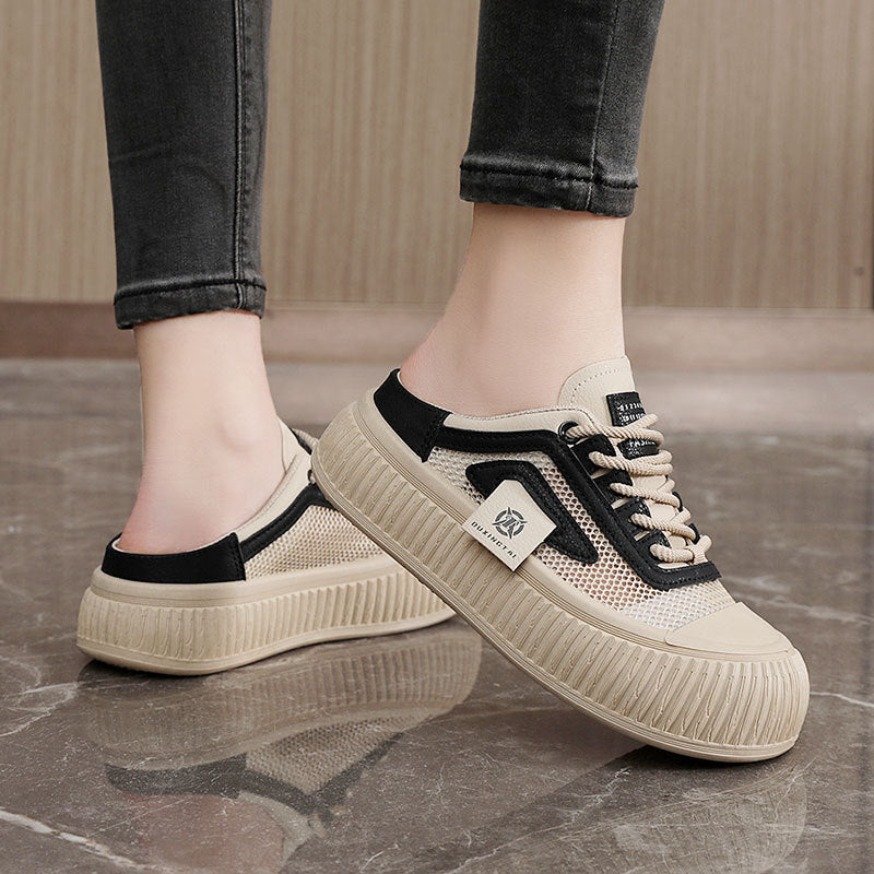 Damen Freizeitschuhe mit atmungsaktivem Mesh und rutschfester Sohle EB