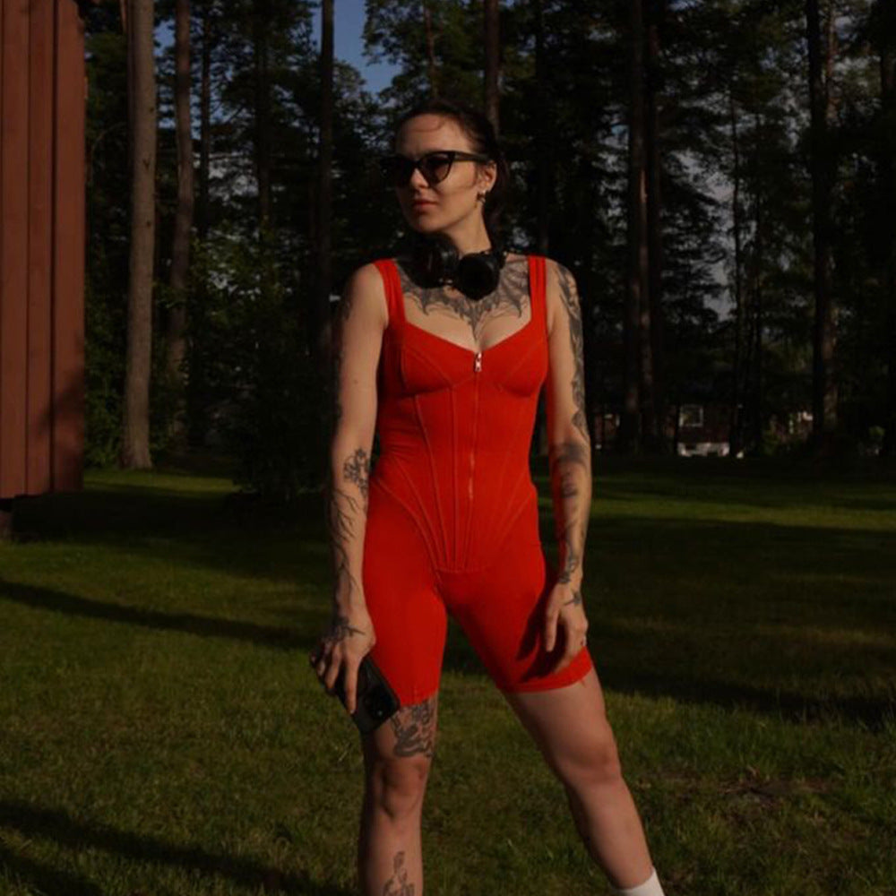 Damen figurformender Jumpsuit EB
