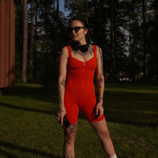 Damen figurformender Jumpsuit EB