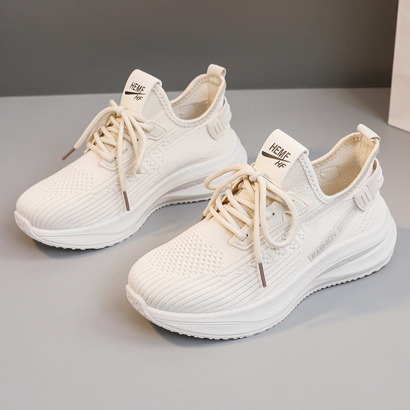 Damen Sportliche Sneakers mit atmungsaktiver Obermaterialstruktur und flexibel dämpfender Sohle EB