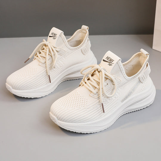 Damen Sportliche Sneakers mit atmungsaktiver Obermaterialstruktur und flexibel dämpfender Sohle EB