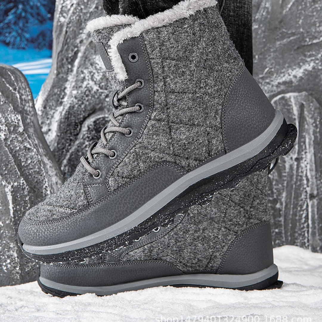 Damen Winterboots mit isolierendem Fleece-Futter und rutschfester Sohle EB