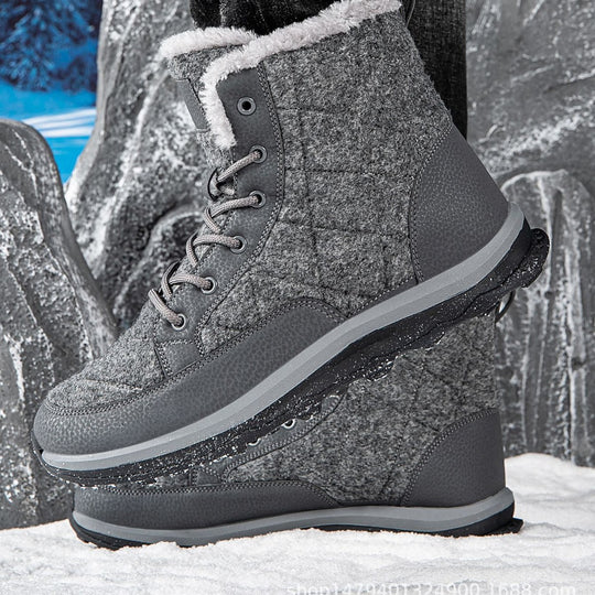 Damen Winterboots mit isolierendem Fleece-Futter und rutschfester Sohle EB