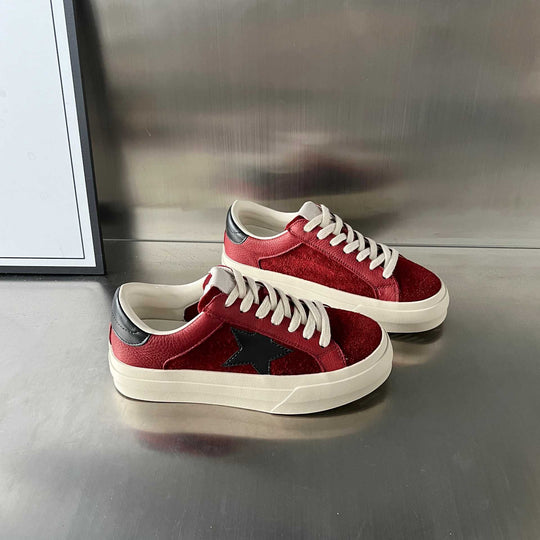 Damen Sportliche Sneaker aus veganem Wildleder mit atmungsaktiver Polsterung EB