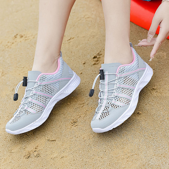 Damen Atmungsaktive Sport-Sneaker mit flexibler Schnürtechnologie EB
