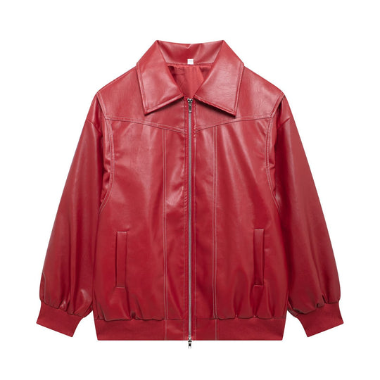 Damen modische jacke mit strukturiertem Kragen und praktischen Taschen EB