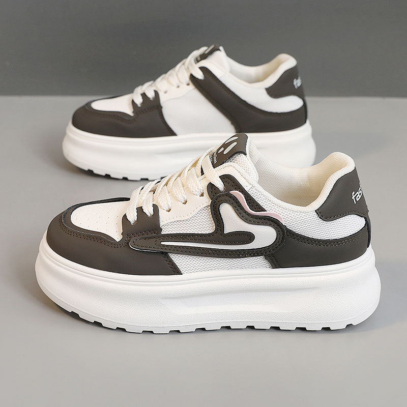Damen Chunky Sneakers mit dämpfender Sohle und atmungsaktivem Obermaterial EB