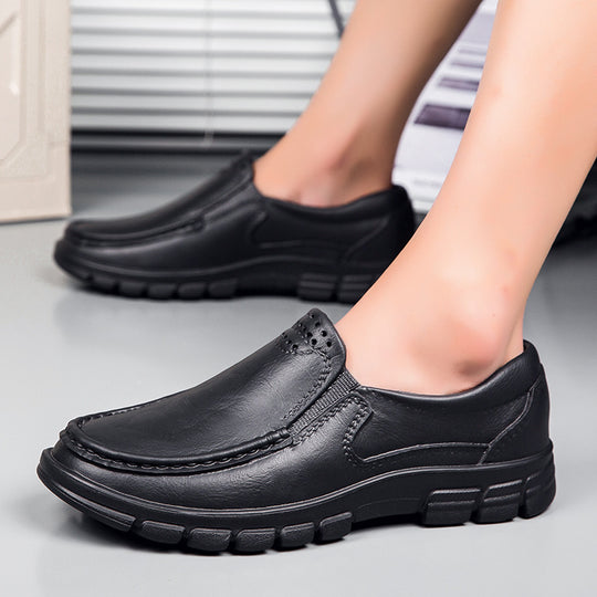 Damen Bequeme Slipper aus hochwertigem Leder EB