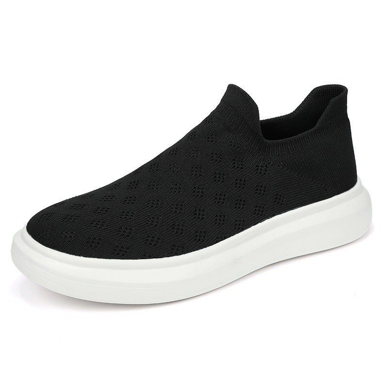 Unisex nan leichter Strick-Slipper mit perforierter Atmungsstruktur und dämpfender Leichtsohle EB