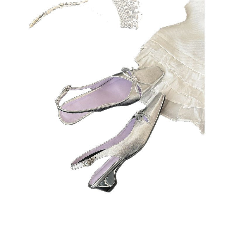 Damen Slingback Pumps mit funkelndem Design EB