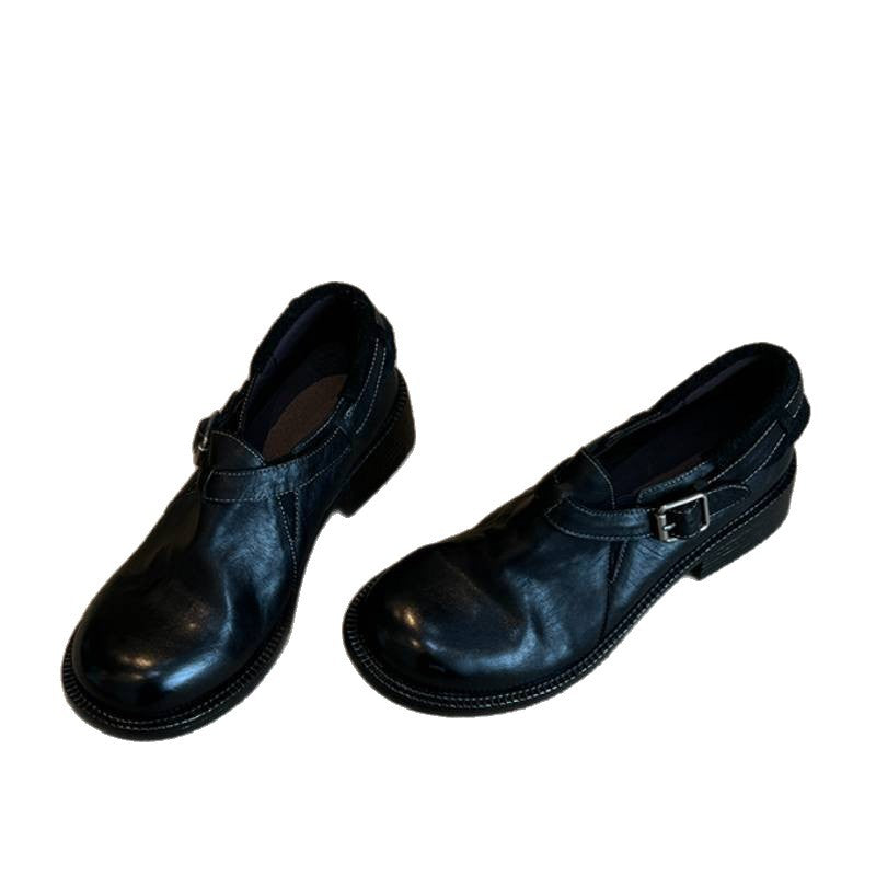 Damen Mokassins mit verstellbarem Riemen und bequemer Innensohle EB
