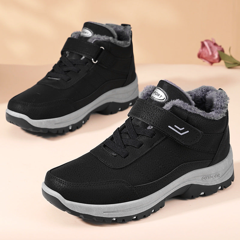 Damen Komfortable Winterstiefel mit isolierendem Fleece-Innenfutter EB