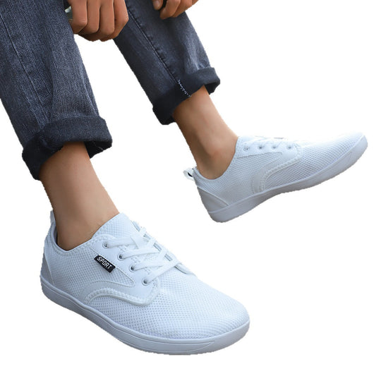 Damen Sportliche Freizeit-Sneaker aus atmungsaktivem Mesh mit rutschfester Sohle EB