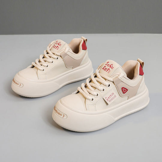 Damen Sneakers mit modischem Design und erhöhter Plateau-Sohle EB