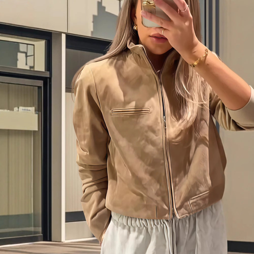 Damen Lässige Kurzjacke im modischen Stil EB