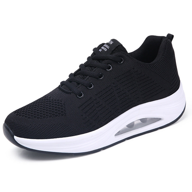 Damen Sportliche Dämpfungssneakers mit atmungsaktivem Obermaterial und rutschfester Sohle EB
