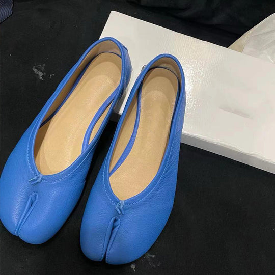 Damen elegante Mokassins mit geschmeidiger Leder-Oberfläche und Komfortsohle EB