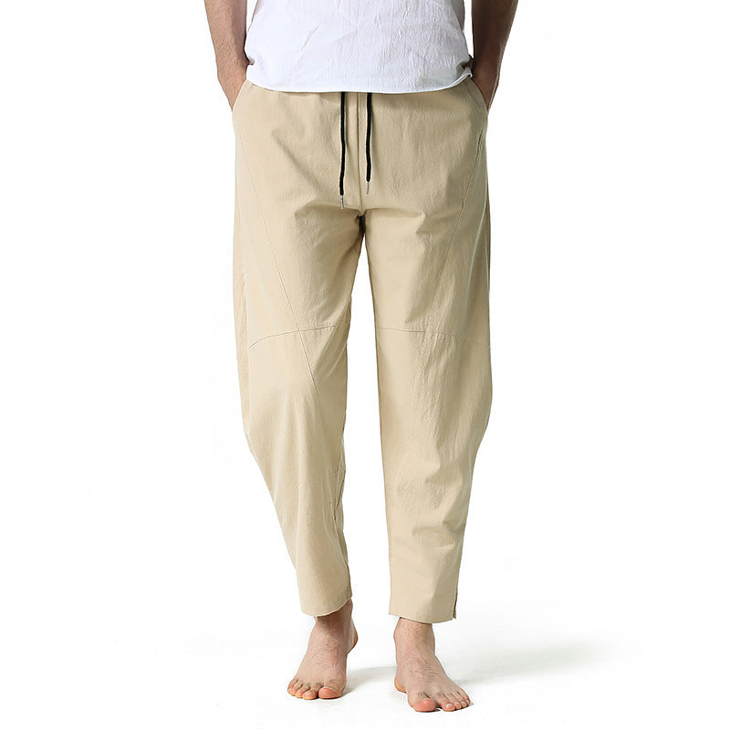 Herren moderne Freizeit-Hose mit elastischem Bund und praktischen Seitentaschen EB