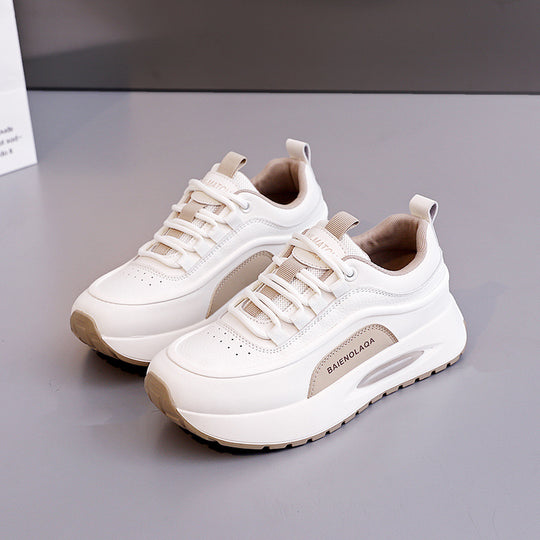 Damen Sportliche Sneakers mit dämpfender Plattform und atmungsaktivem Obermaterial EB