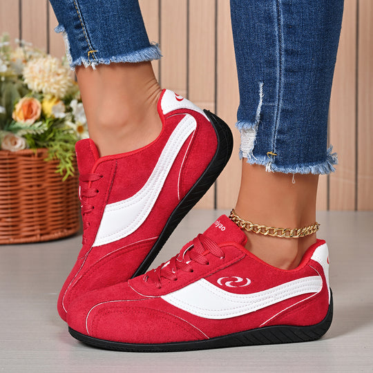 Damen Freizeitschuhe mit hochwertigem Veloursleder und rutschfester Gummisohle EB