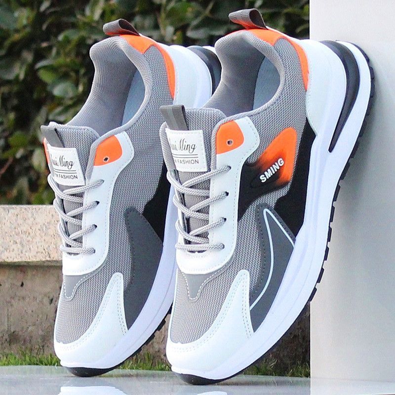 Damen Sportliche Sneakers mit dämpfender Sohle und atmungsaktiver Struktur EB