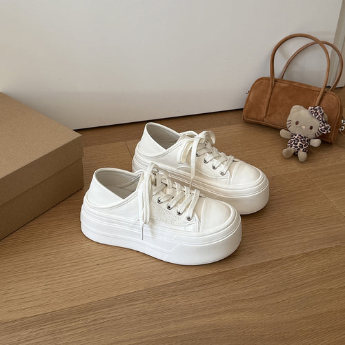 Damen Hochwertige Sneaker mit dämpfender Plattform und atmungsaktiver Obermaterialstruktur EB