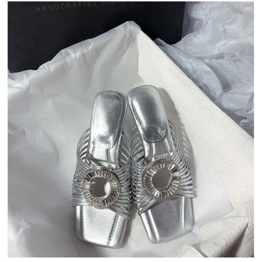 Damen elegante Slipper mit geschmackvollem Design EB