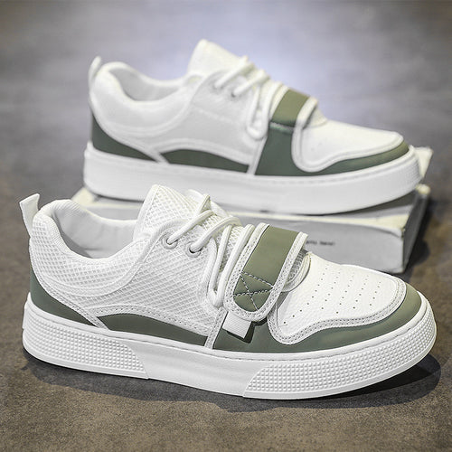 Damen modische Sneakers mit atmungsaktiver Mesh-Oberfläche und komfortabler Klettverschluss EB